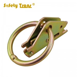 Steel E track with O ring for tie down Anchor in Trailer or Truck