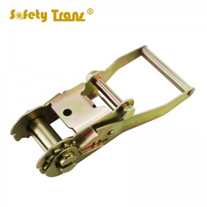 2 inch Aluminium handle trailer and truck ratchet buckle for tie down straps