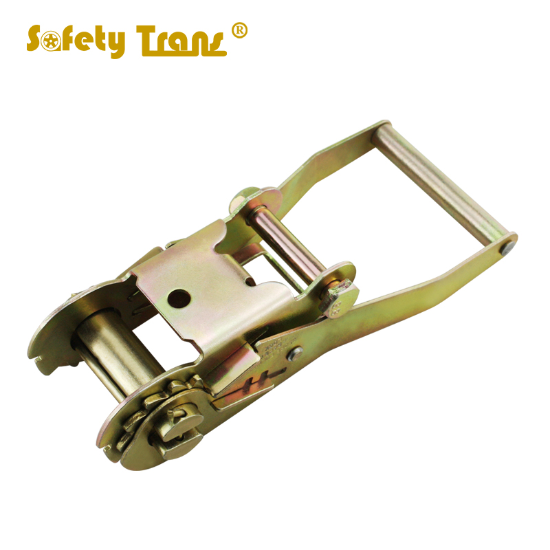 Famous Best Yellow Zinc Plated Cam Buckle Factories –  2 inch Aluminium handle trailer and truck ratchet buckle for tie down straps – Jiulong International