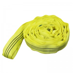 Factory Cheap Hot Polyester Round Lifting Webbing Sling, Soft Endless Sling