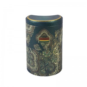 Professional China Tea Caddy Set - Irregular tin can DR0564A-01 for tea – Jingli