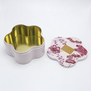 Flower-Shaped Tin Can DR0962A-01 For Food