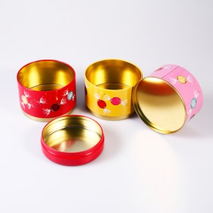 Three Layer Round Tin Box OR0065A-01 For chocolate