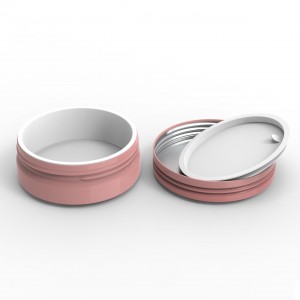Round-shape tin box OD0704B-01 for cosmetic product packaging