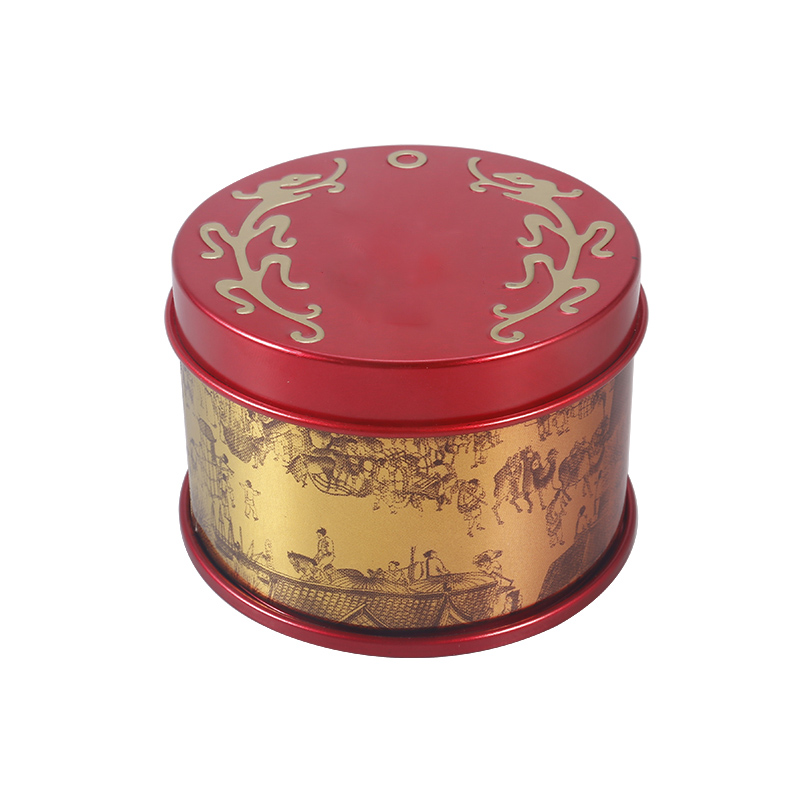 Best Price on Colored Tin Containers - Tiny round tin box OR0502A-01 for health care products – Jingli