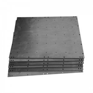 Graphite anode plate for electrolysis