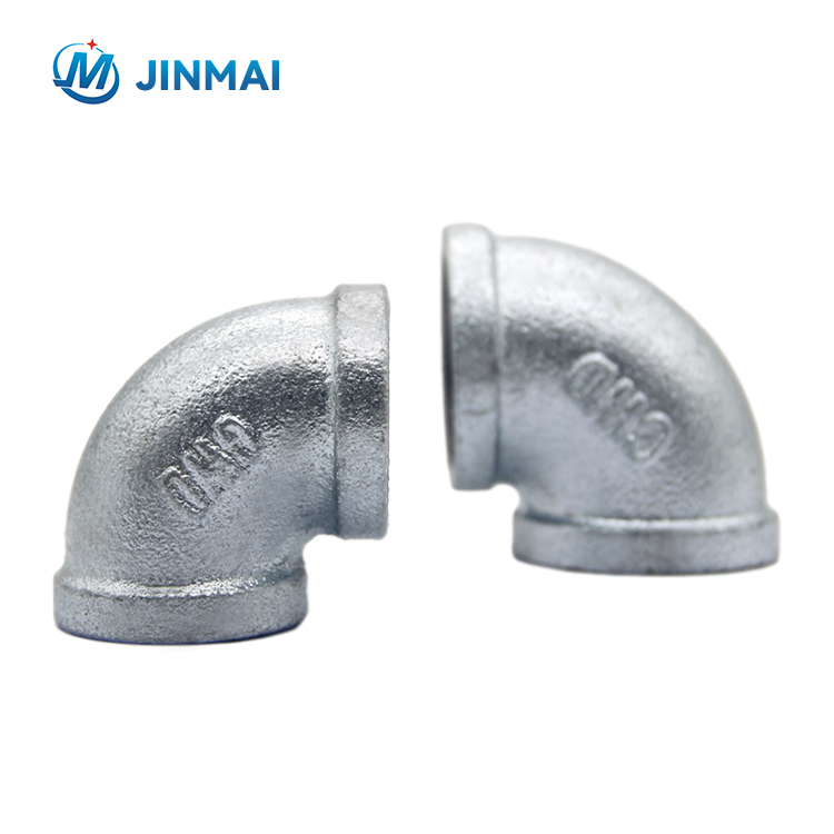 Industrial equipment accessories hot galvanized malleable iron pipe fitting cast iron plumbing accessories pipe elbow