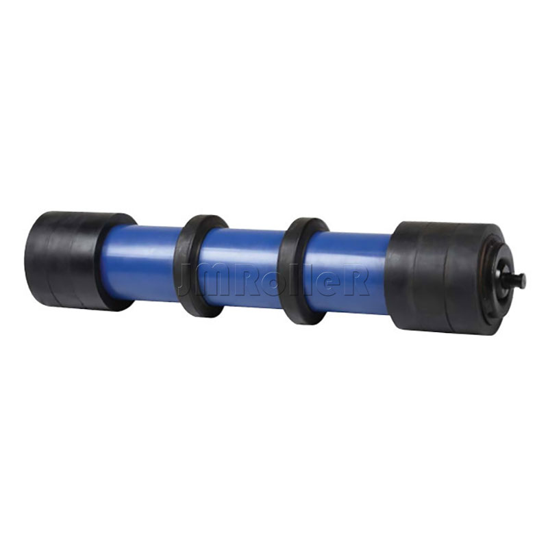 Self Cleaning Rubber Disc Return Comb Idler Roller for Conveyor