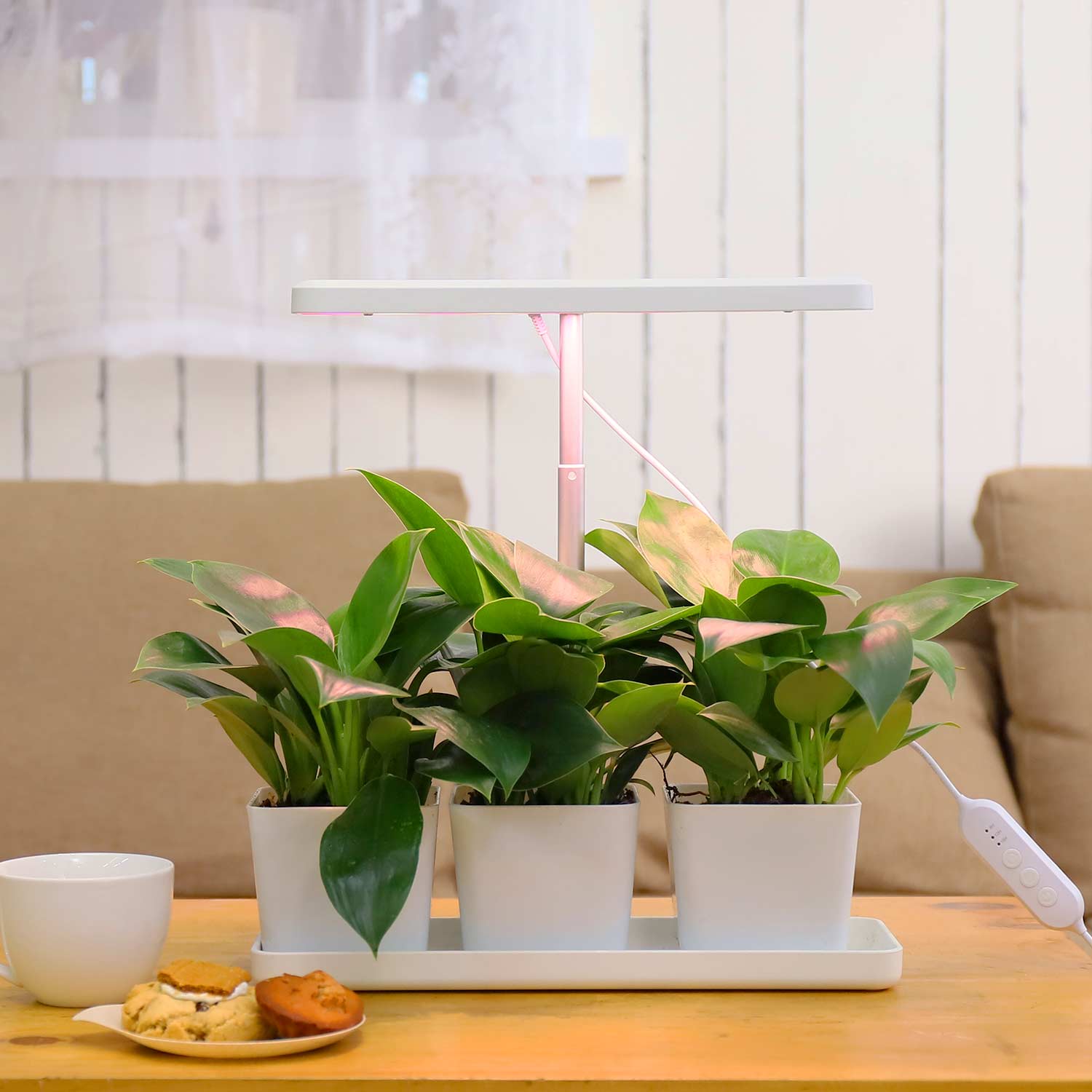 MG105 Mini I-Shape Garden Table Lamp Adjustable growing indoors Garden Mini Grow Herbs