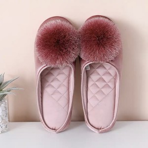 Satin Girls ballerina house slippers