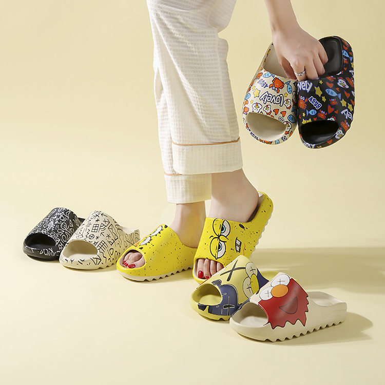 Platform Slide Sandals Open Toe Yeezy Slides Slippers