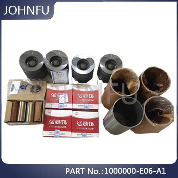 Original 1000000-E06 Great Wall Spare Parts Four Supporting Kit, Engine Gw2.8tc Piston Kit