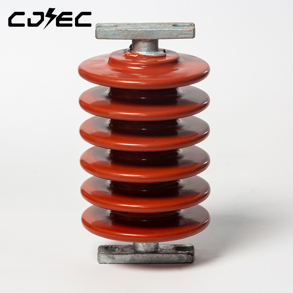 Switch Post pocelain insulator with silicon rubber coating P-70