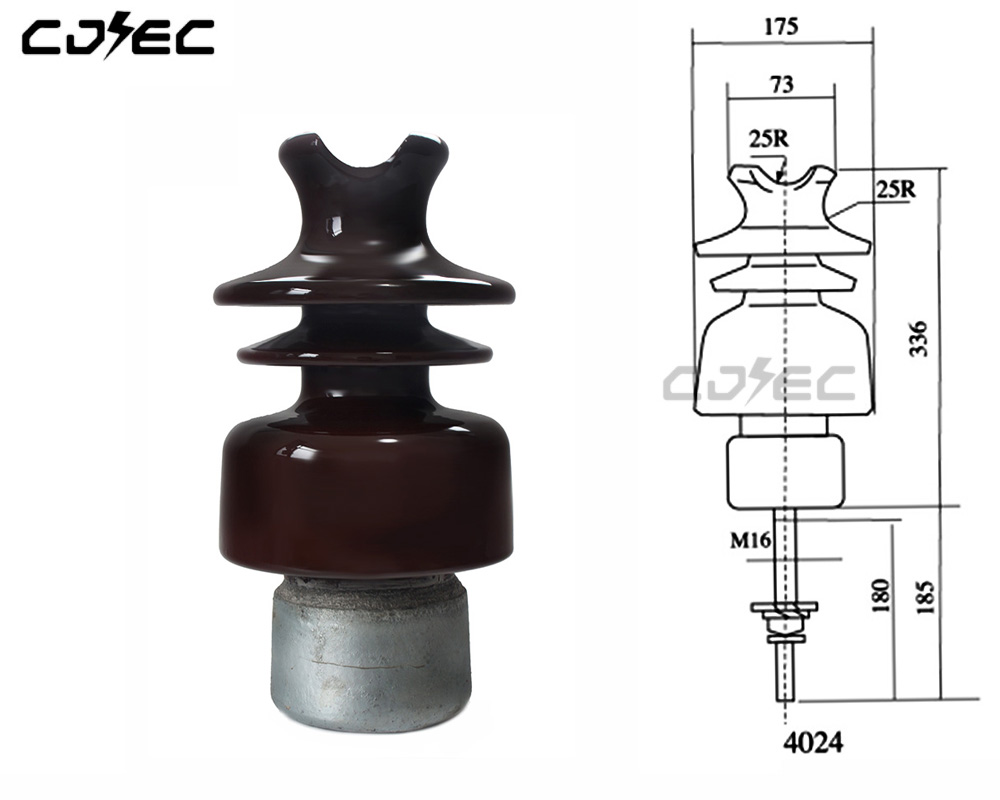 22kv 12.5kn Pin Post Insulator for High Voltage (9)