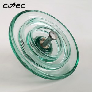 High Voltage 160kn Disc Suspension Toughened Glass Insulator U160B