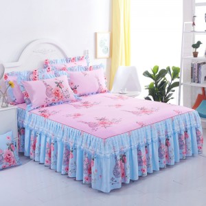Lace Princess Double Lace Non-slip Bed Skirt Bed Cover