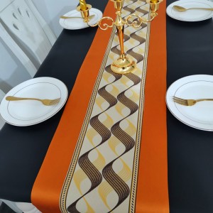 American light luxury rectangular dining table flag tablecloth