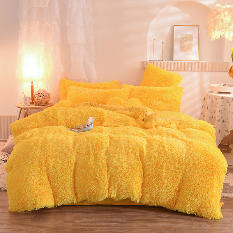 Special Design for Hotel Towel Set – Four-piece set of mink velvet crystal velvet bedding  – Jiuling