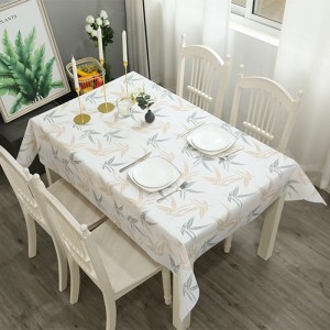 Nordic modern minimalist style oil-proof disposable PVC tablecloth