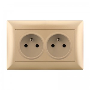 Q1.1′series white switch and socket