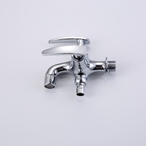 Brass material washing machine water tap two way bib tap