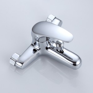 hot and cold water wall mounted shower mixer faucet