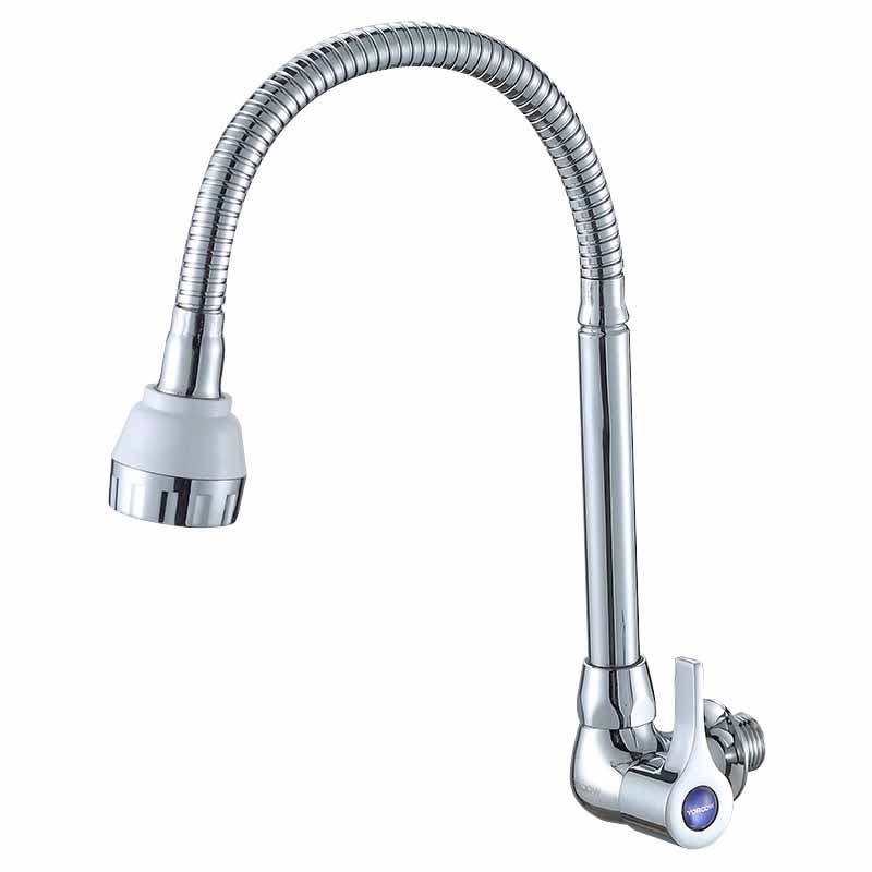 Discount Price Cheap Bathroom Faucets - single handle wall mounted kitchen faucet for the wall – Jooka