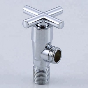 zinc alloy material angle cock for bathroom