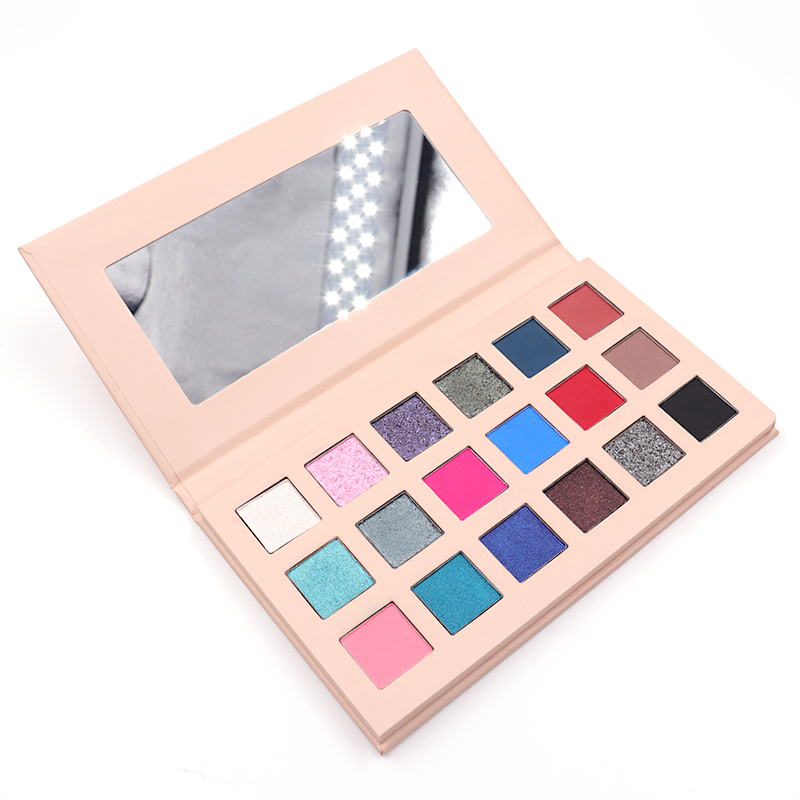 Wholesale Price Makeup High Pigment Customized Brand Available Glitter Eye Shadow Platter