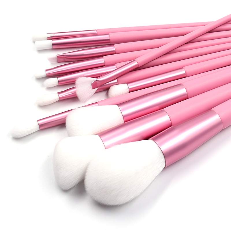 12 pcs Pink Makeup Brush Set Professional Makeup Sets Women Make up Brush kit