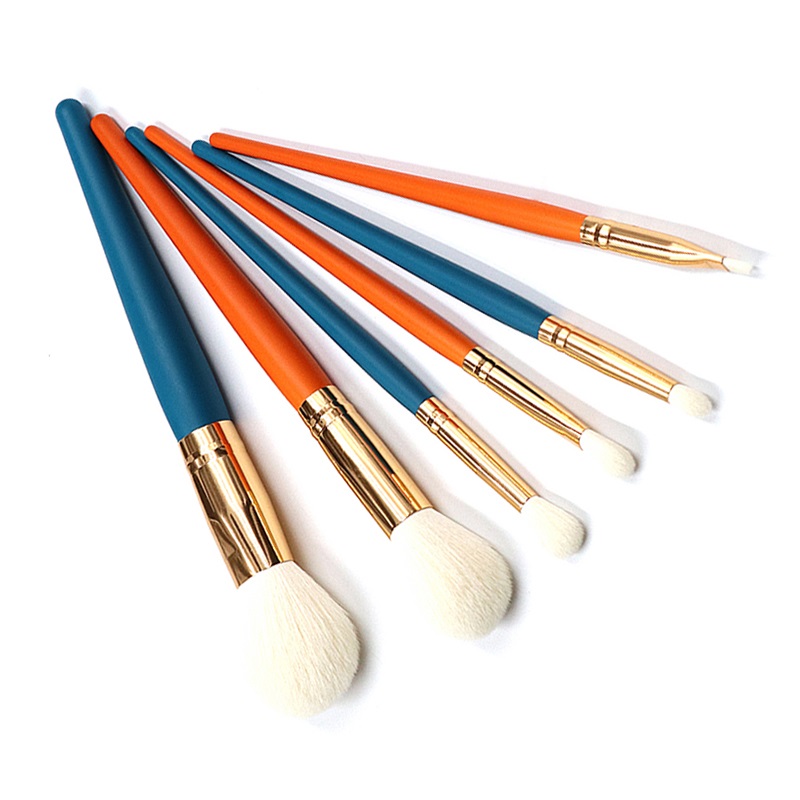 6pcs Makeup Brushes Set with package Premium Synthetic Foundation Brush Blending Face Powder Blush Concealer brush