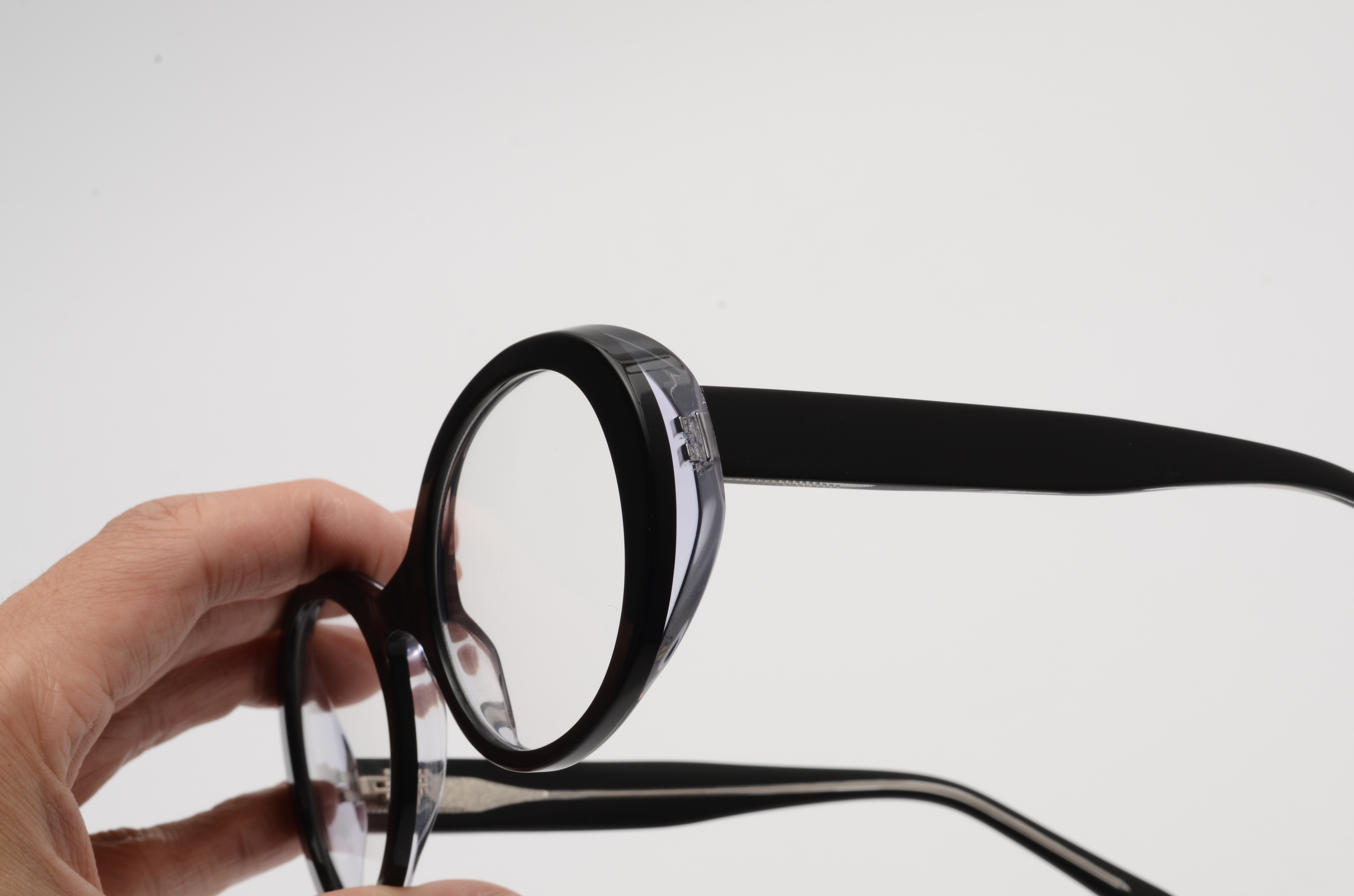China wholesale Optical Eyeglasses - Joysee 2021 1215 acetate oval glasses optical frame  – Joysee detail pictures