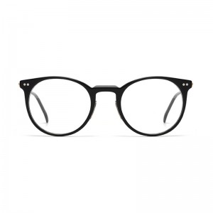 JOYSEE 2021 1310 Classic Thick Round Acetate Glasses Frames Custom Logo Optical Frames Fashionable Blue Light Blocking Eyeglasses