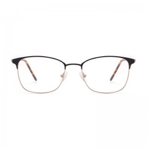 Joysee 2021 4290 Half Eyebrow Gaming Glasses Metal Frame Blue Light Glasses Unisex Super Light Prescription Eyeglasses