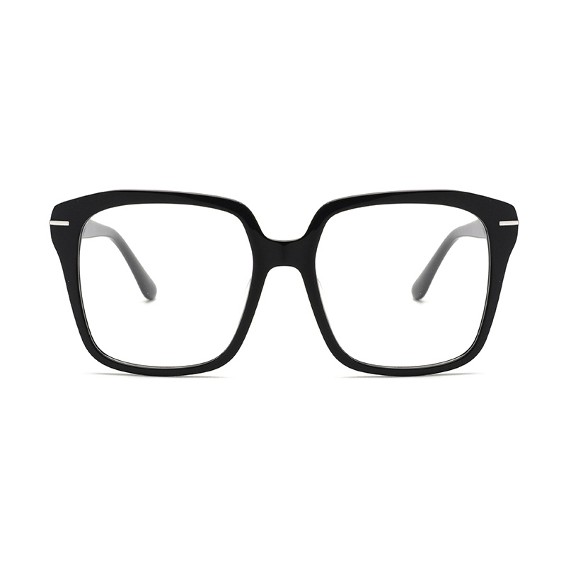 Joysee 2021 1458 new model thick brand eyewear personality metal decoration optical glasses frame classic elegant eyeglasses