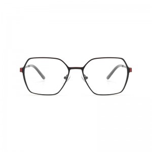 Joysee 2021 4195 Elegant Literary Neutral Irregular Square Metal Optical Glasses Manufacturer