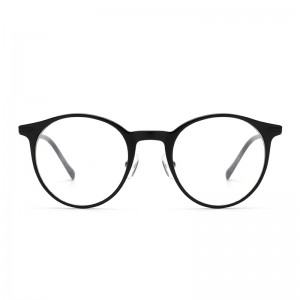 Joysee 2021 1443M Fashion college style thin round eyewear frame anti-blue light Adjustable nose pads myopia glasses acetate optical eyeglasses frames