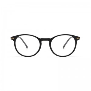 Joysee 2021 1390 Fashion Rivets Excellent Design Oval  Anti Fatigue Unisex  Acetate  Optical Glasses