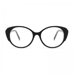 JOYSEE 2021 1415 luxury classic oval acetate optical frame unique color design unisex eyewear clear lens optical eyeglasses