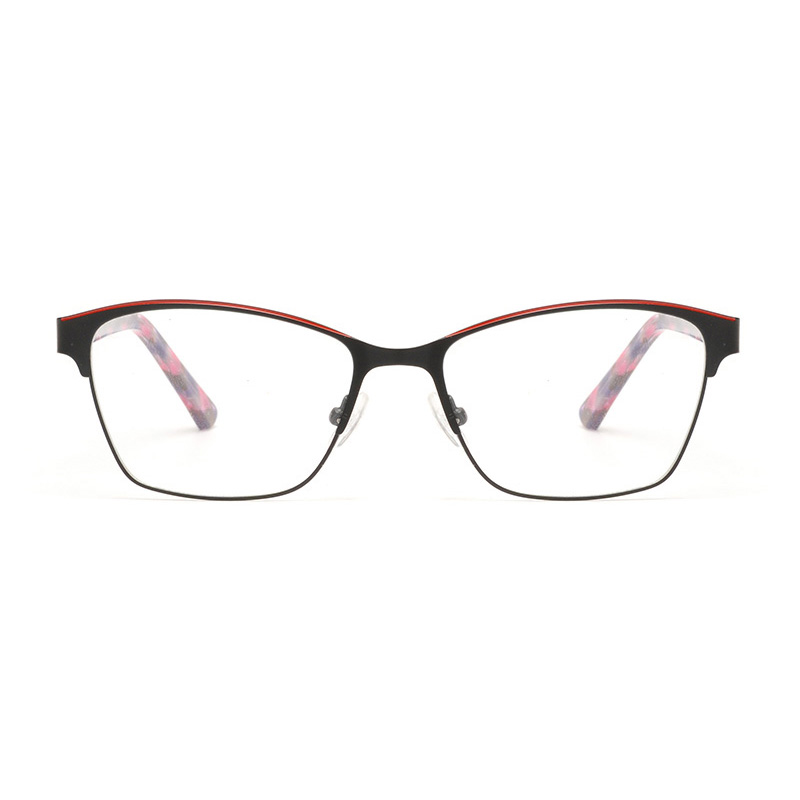 High Quality Optical Frame - Joysee 2021 4246 trendy full rim stainless optical frame elegant women myopia eyewear spring hinge metal spectacle frame eyeglasses – Joysee