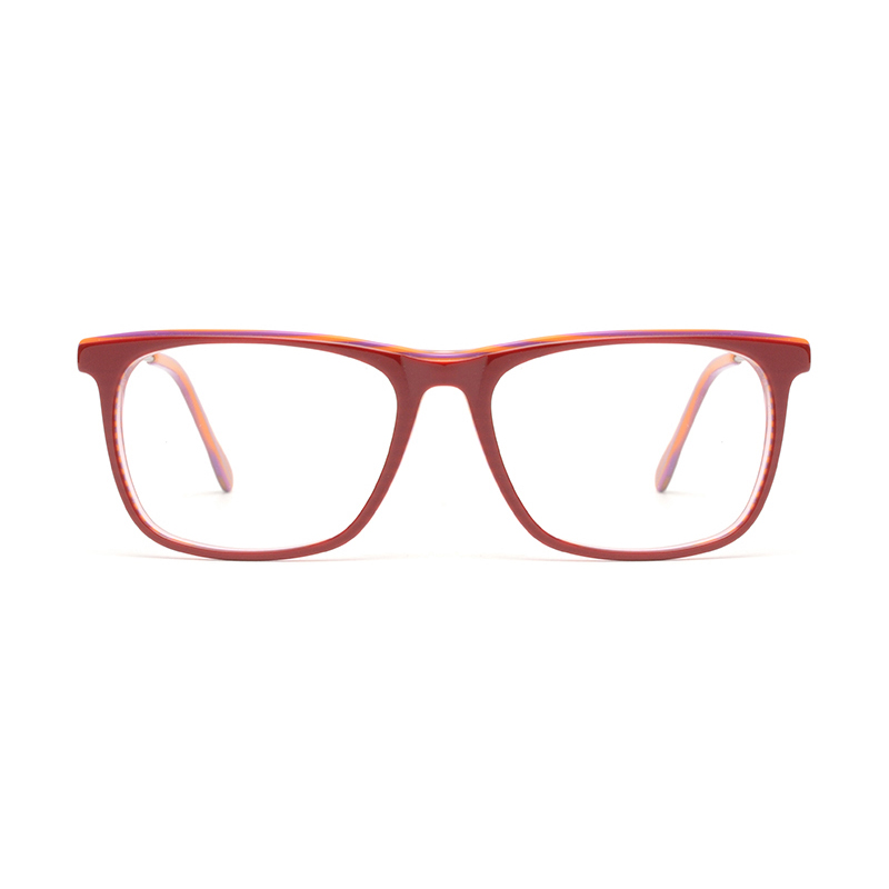 High Quality Optical Frame -  Joysee 2021 1504 Colorful Gorgeous Stripe Series Trapezoid Transparent High-Grade Acetate Optical Glasses – Joysee