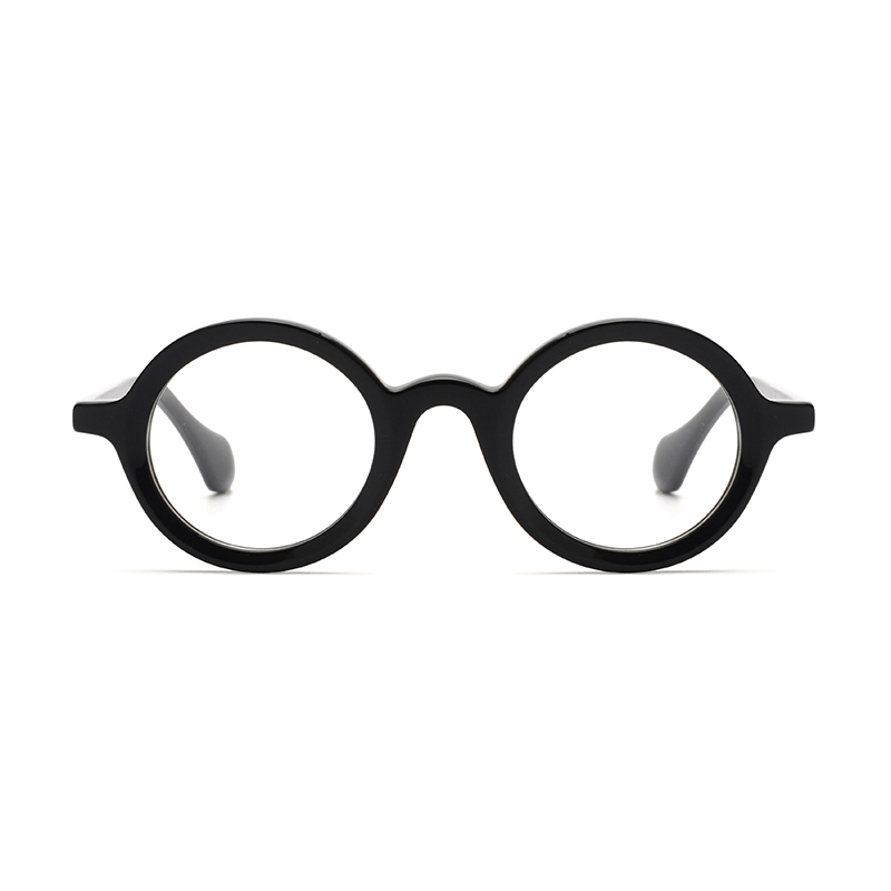 Joysee 2021 1381 cute bright surface small round eyewear Acetate optical eyeglasses frame Featured Image