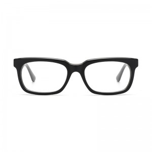 Joysee 2021 1437 High quality square optic glasses men brand design acetate frame handmade thick prescription glasses