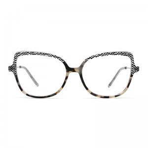 JOYSEE 2022 1687 New Design Chinese Glasses Supplier Own Design Zebra Cat Eye Women Anti-blue Eyeglasses For Wholesale G