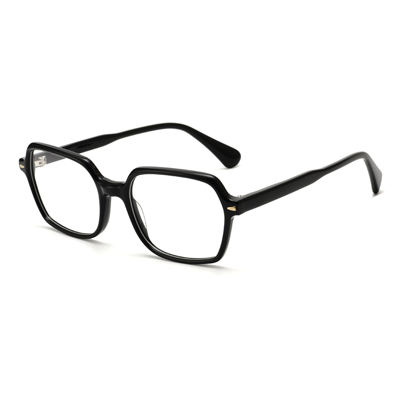 High Quality Optical Frame - 2022 1725 factory wholesale square spectacle frames slim high quality acetate optical frame classic color eyeglasses for men and women-cc – Joysee detail pictures