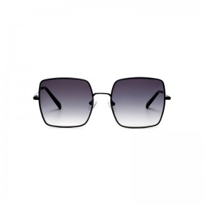 Joysee 2021 HT-13012S Fashion Female Candy Color Lens Metal Square Super Light Sunglasses
