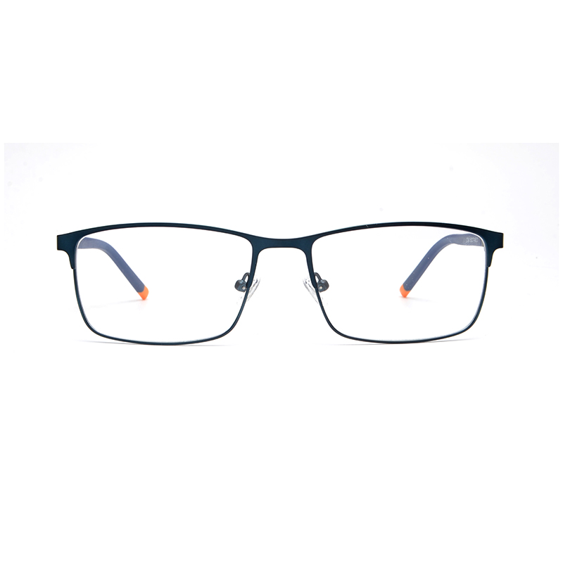 JOYSEE 2022 LT2041 High Quality Stock New Design Full Rim Metal Optical Frames Double Color Eyeglasses Comfortable Nose Pad Glasses G