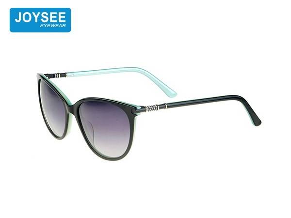 Quality Inspection for Blank Sunglasses - Joysee 2021 handmade acetate large frame fiber metal round leg with Diamond Fashion Sunglasses high end glasses – Joysee