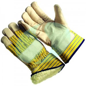 CAPL368 leather palm winter gloves