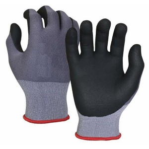 Ultra-Thin Nitrile Foam Grip Palm Coated Nylon Shell Work Glove